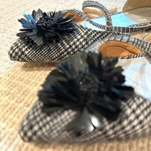 JCrew Size 8 houndstooth ballet flats